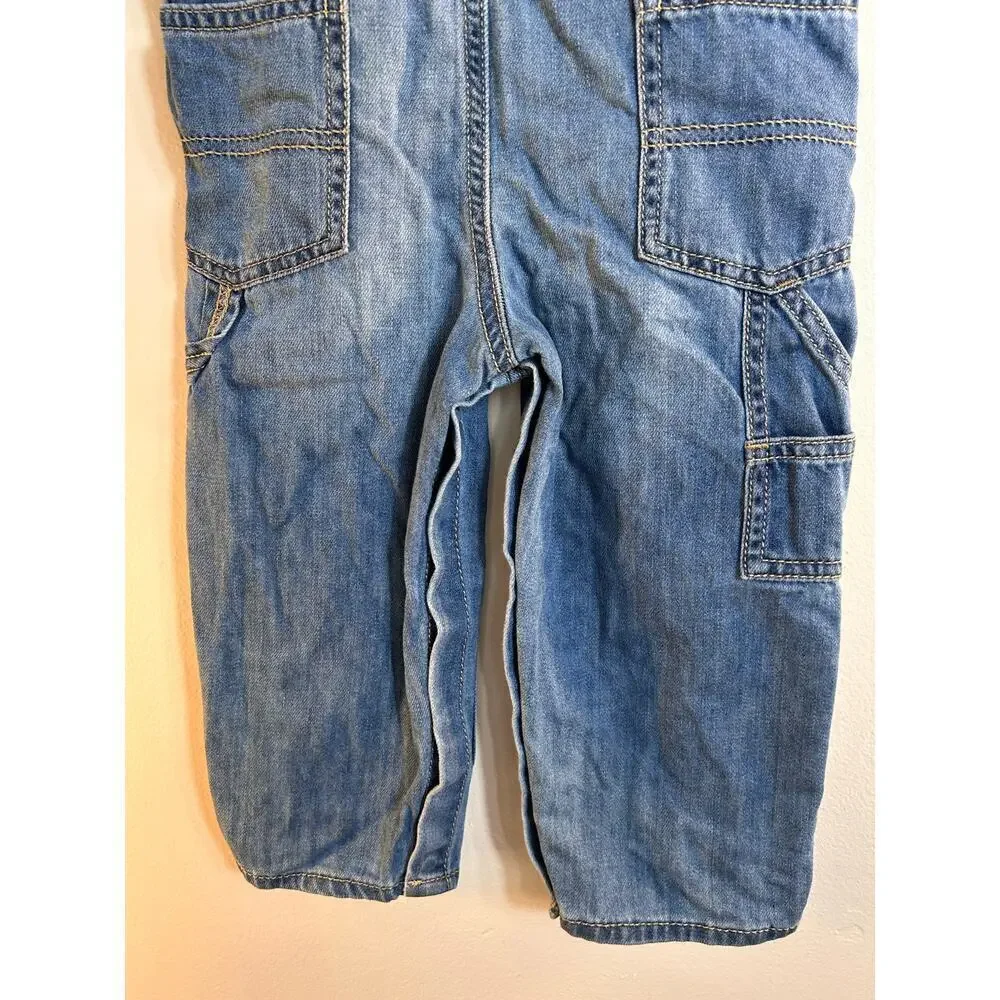 OSHKOSH B’GOSH Unisex Toddler Jean Bib Overalls / Size: 24 Months